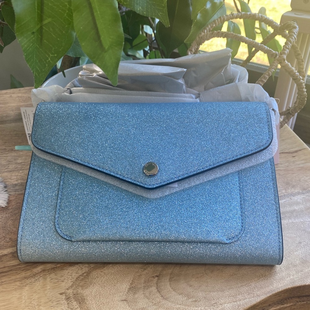 NWT Kate Spade Flap Cross Body Frosty Sky